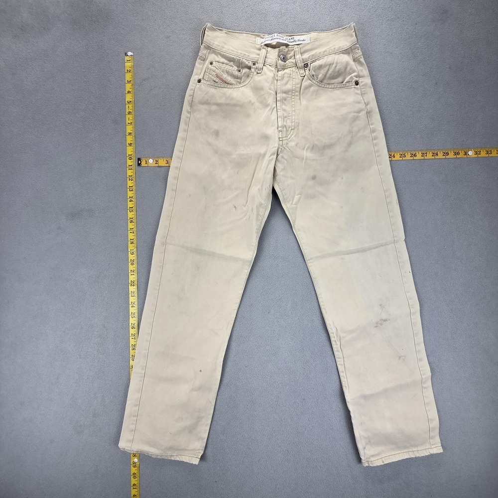 Diesel Jeans Mens Brown Light Wash Tapered Made In Italy Fitsā 26x29
